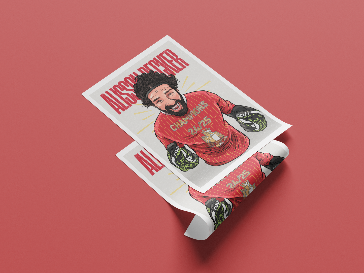 Alisson Becker Champions 2025 Print