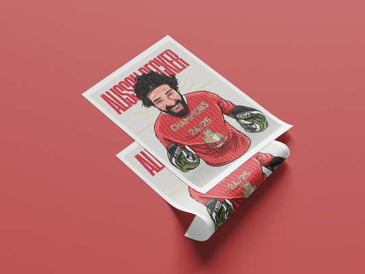Alisson Becker Champions 2025 Print