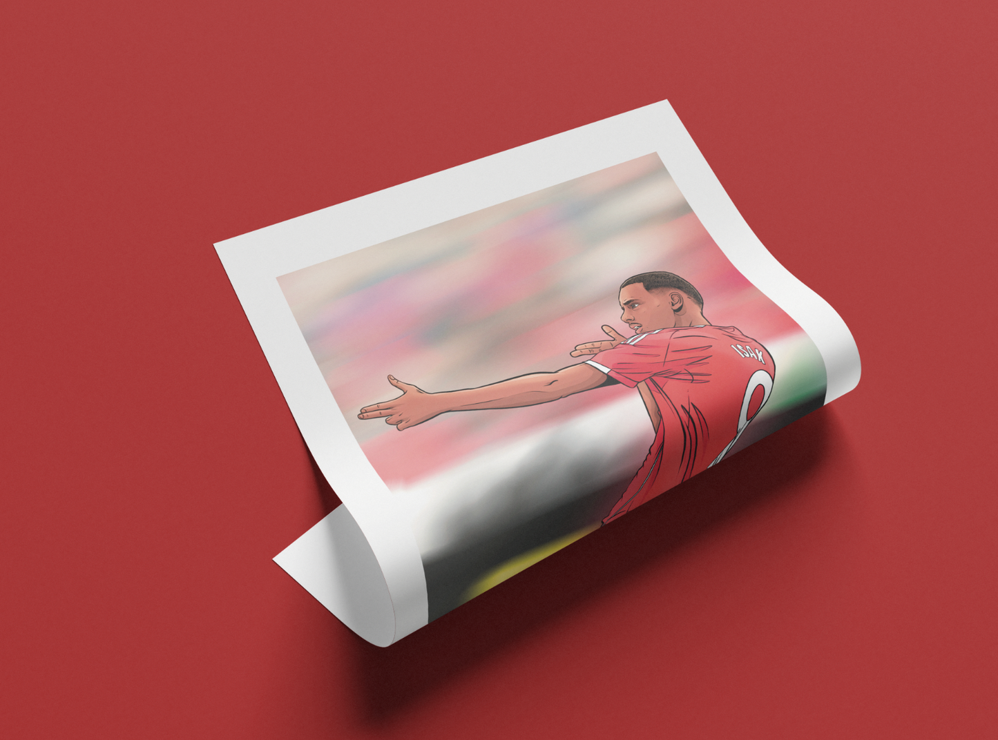 Welcome to Liverpool Alexander Isak Print