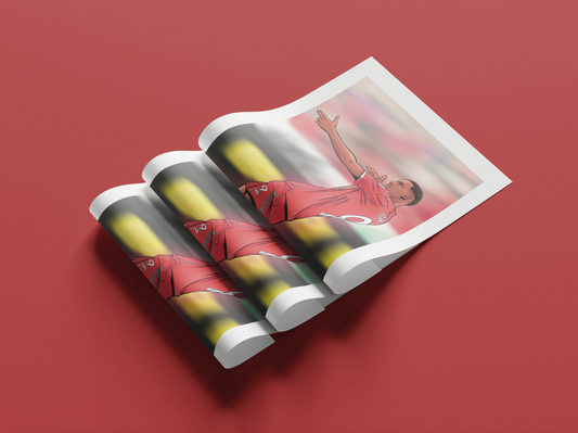 Welcome to Liverpool Alexander Isak Print