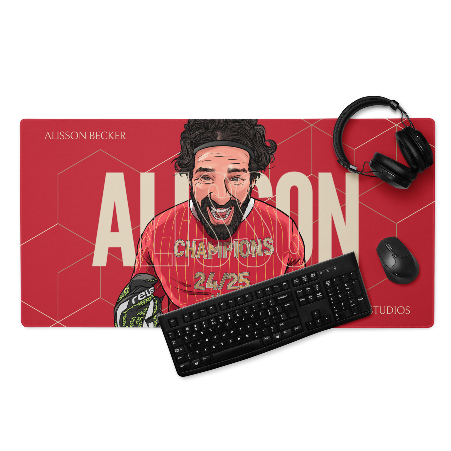 Alisson Becker Champions Gaming Mat