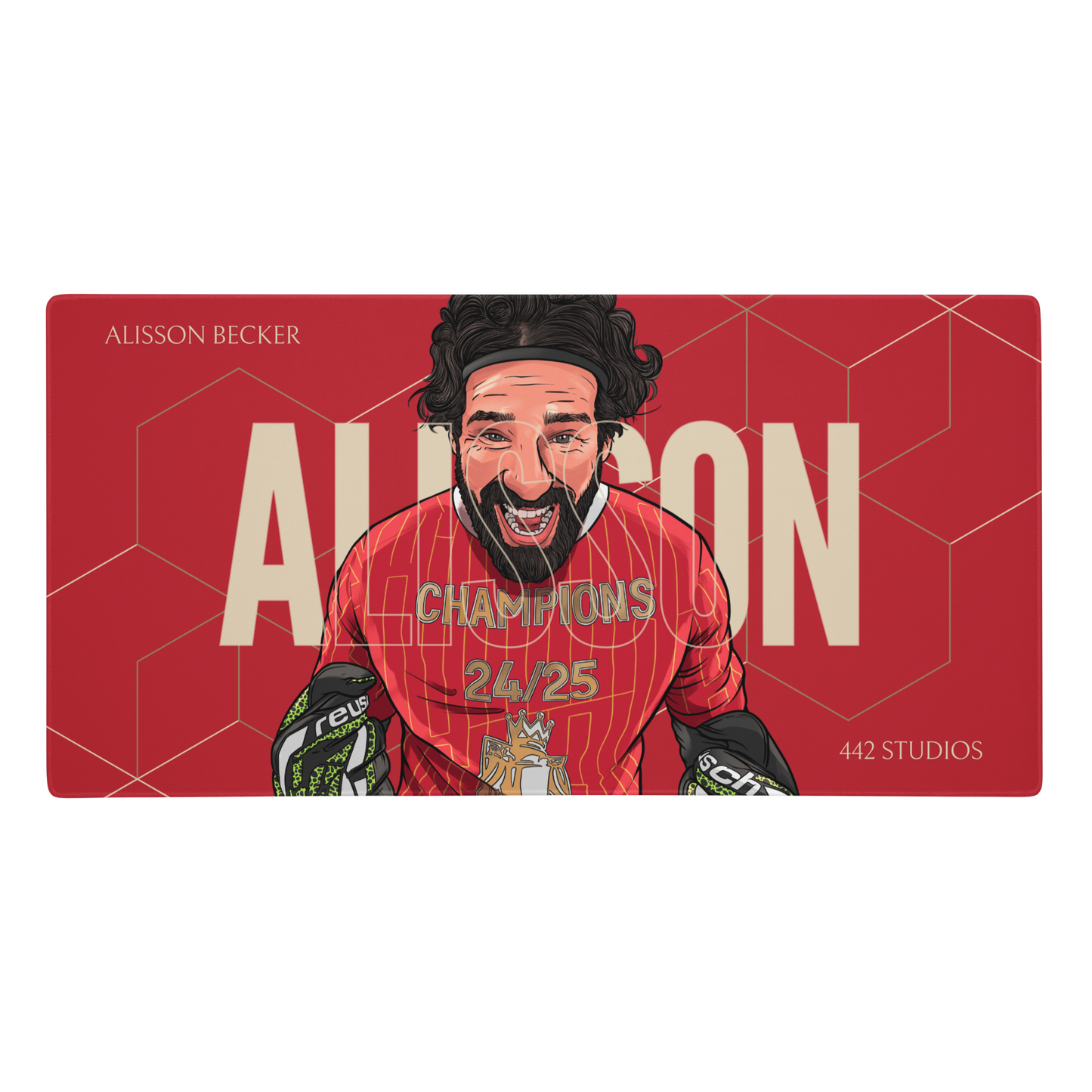 Alisson Becker Champions Gaming Mat
