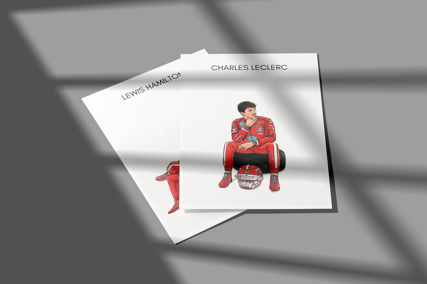 Charles LeClerc x Ferrari Print