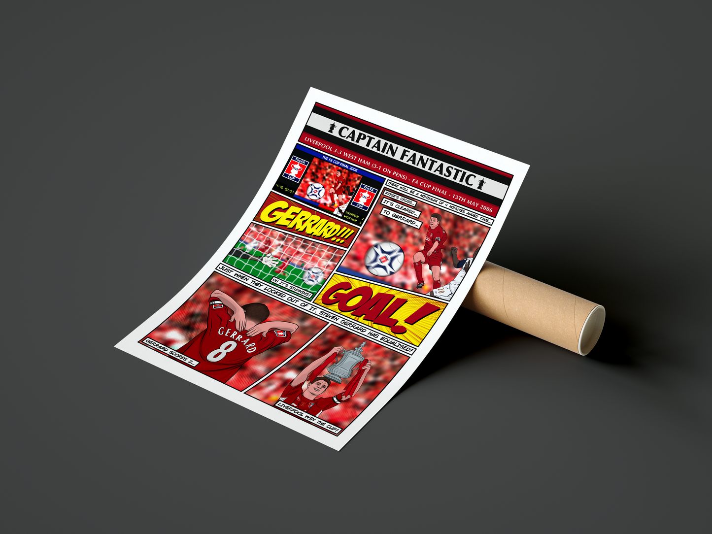Jack Designs Liverpool FC & More Posters