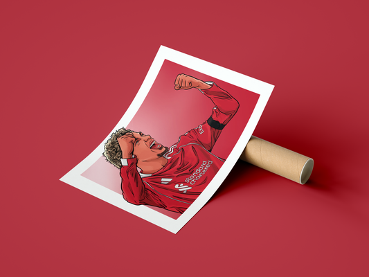 Hugo Ekitike Print