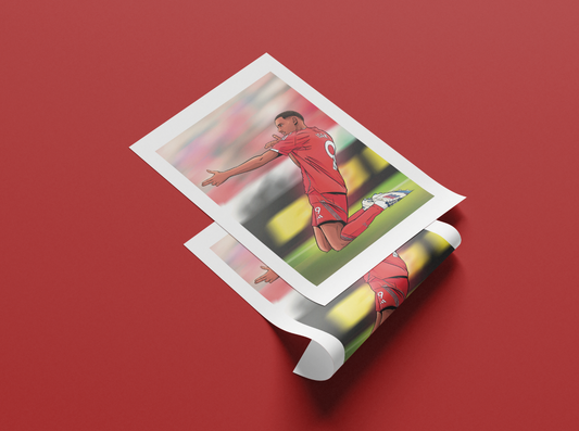 Welcome to Liverpool Alexander Isak Print