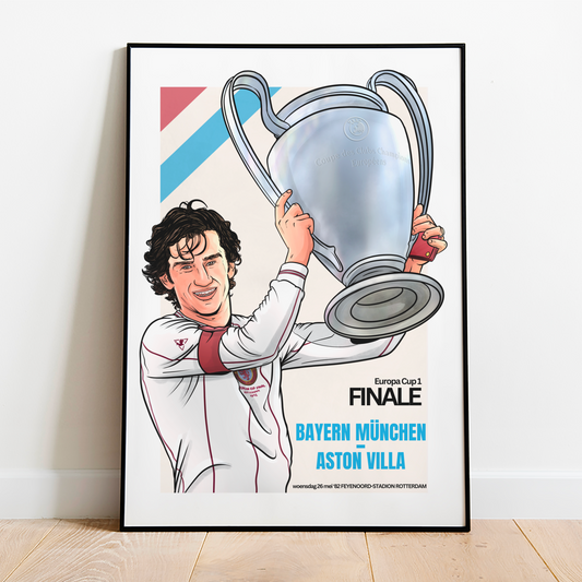 Dennis Mortimer 1982 European Cup Print