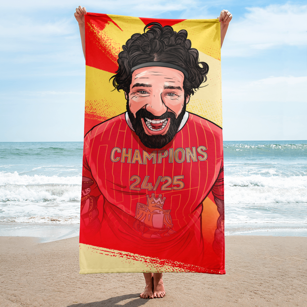 Alisson Becker Champions Beach Towel