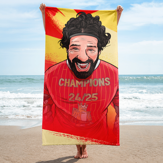 Alisson Becker Champions Beach Towel